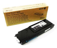 Картридж Xerox Phaser 6600 / WC 6605 голубой оригинальный